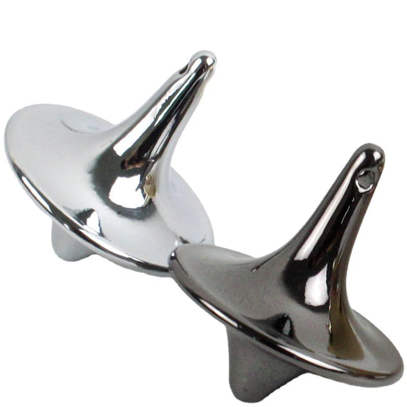 Metal Gyro Hot Movie Totem Silver Hand Spinning Top Fingertips Small Cyclone Gyroscope Antistress Fidget Toys For Children Gifts