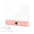 Book Light, Led Lights, Rechargeable LED Flat Book Lights，3 Colors & Timer, Dimmable Panel Plate Book Lamp