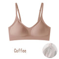 Women's bra, seamless underwear, large breasts, small breasts, gathering, thin semi-fixed cup, beautiful back bra, sexy