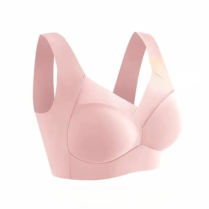 2026 New Women Lace Sport Bras Plus Size Seamless Bra Bralette Backless Lady Brassiere Vest Female Gathers Shock-Proof Wireless