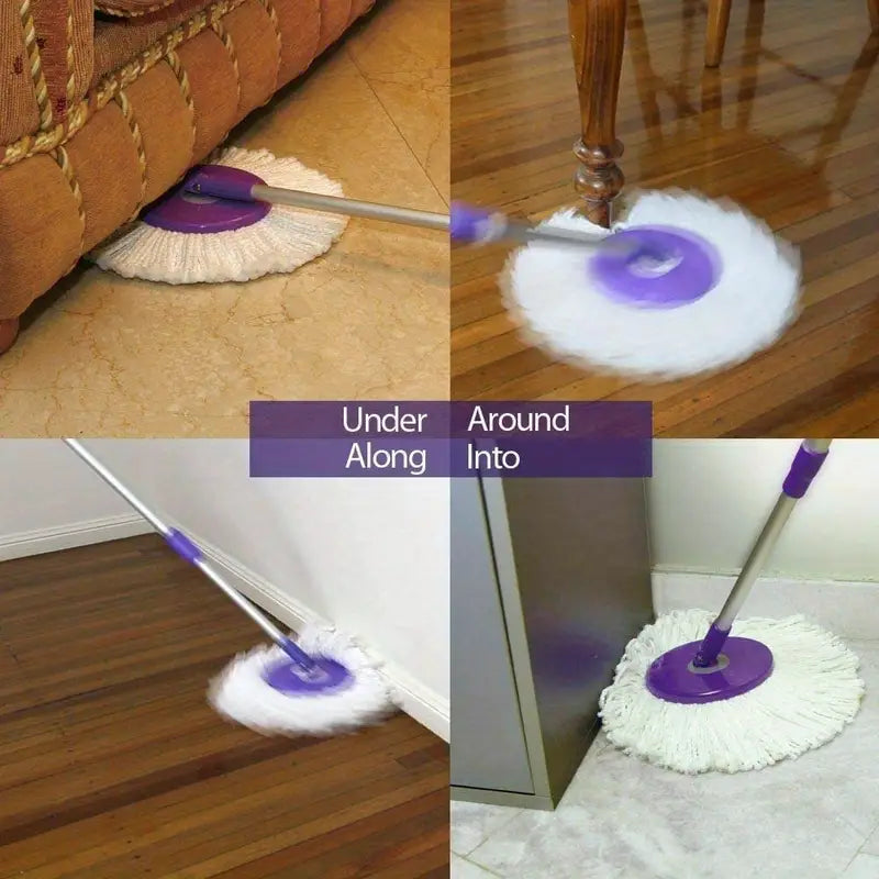 360° Swivel Microfiber Mop Head
