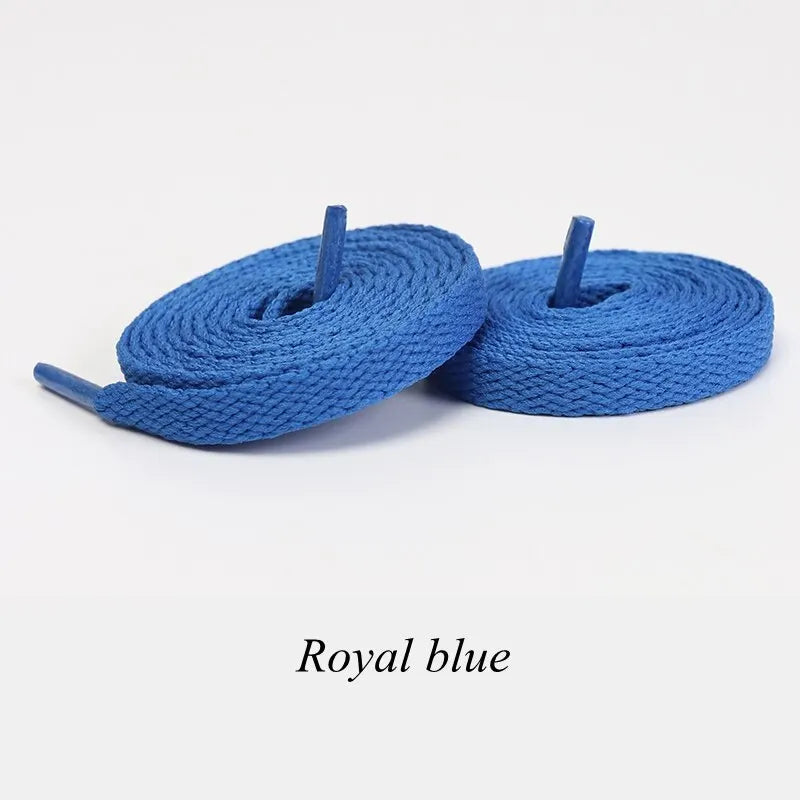 1Pair Flat Shoelaces Classic Quality Rope Laces Solid Casual Sneakers Shoelace Shoe Accessories 100/120/140/160/180CM