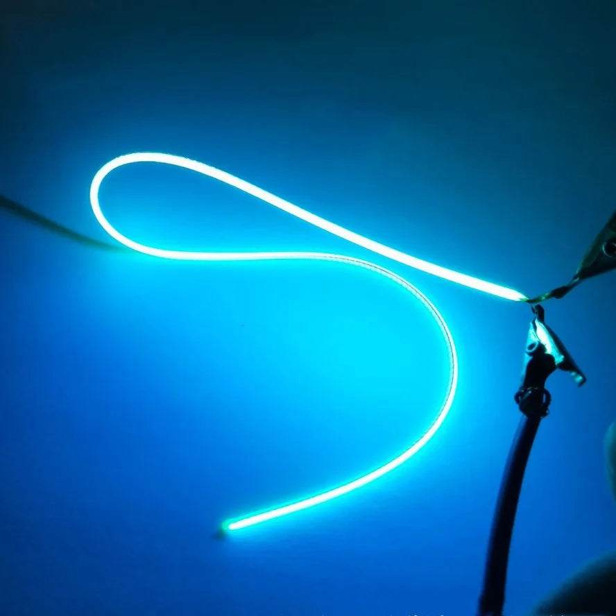 LED Same End Filament Flexible Ultra Slim 3V Spiral Bulb Filament Retro Edison Bulb Lamp Parts Diode Lighting Strip Decoration