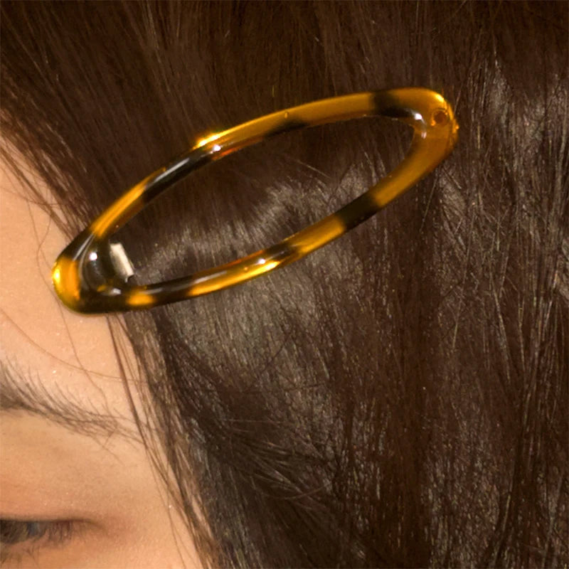 Clearance_Vintage Accessories Leopard Print Glue Oval Hair Clips Cute Korean Charm BB Hair Clip Y2K Women Jewelry Y2K Hair Acces