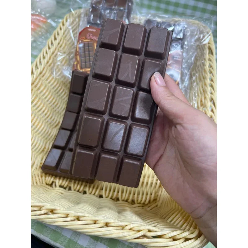 Simulated Chocolate Squeeze Toy PU Soft and Slow Rebound Office Stress Relief Toy Hand Relaxation Gift Desktop Ornament