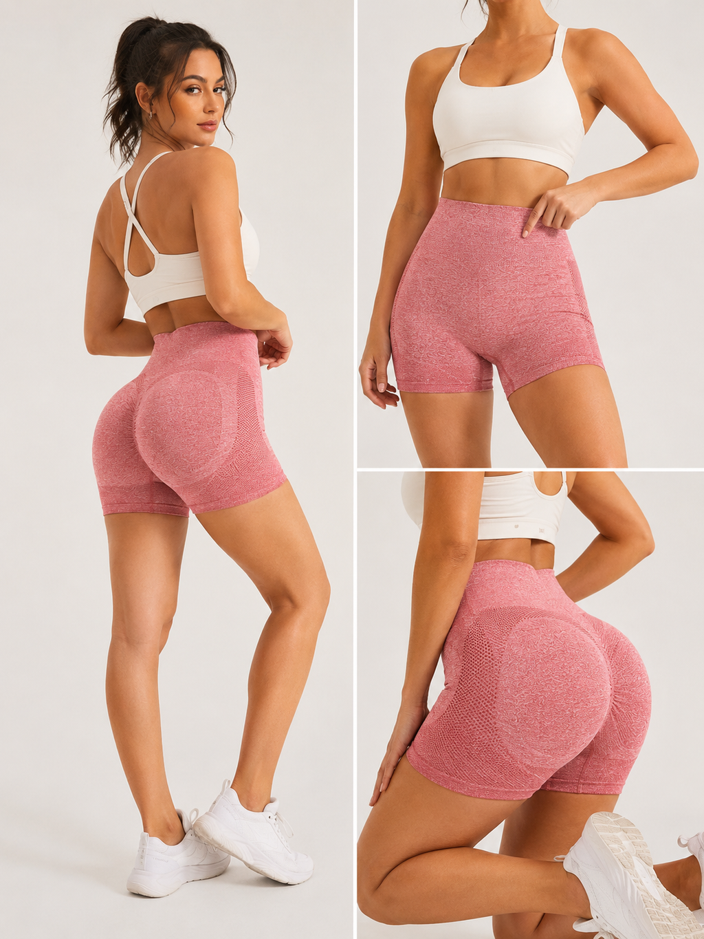 Women Yoga Shorts High Waist Workout Shorts Fitness Yoga Lift Butt Fitness Ladies Yoga Gym Running Short Pants Sportswear
