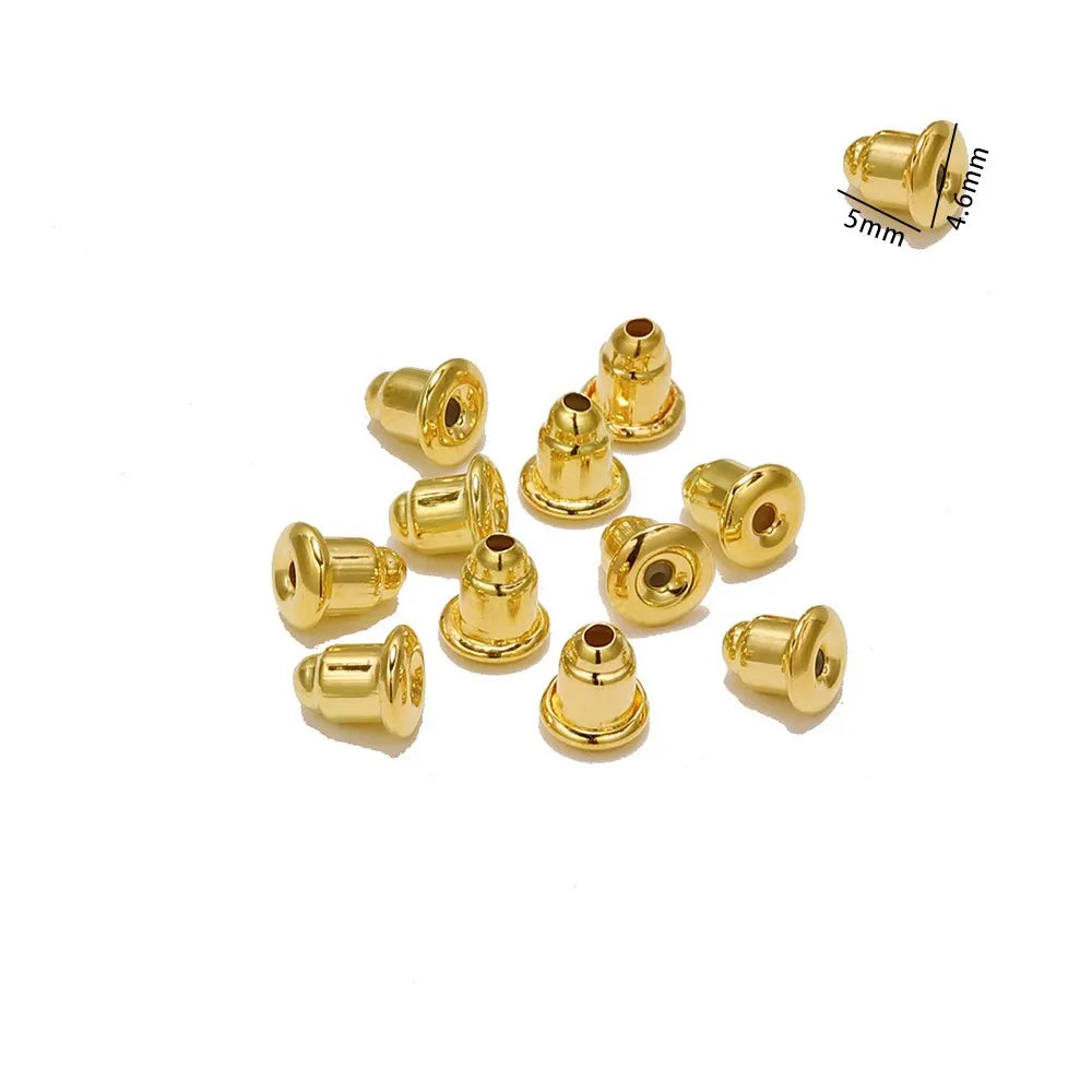 200-2000pcs Soft Silicone Rubber Earring Back Stoppers for Stud Earrings DIY Earring Findings Accessories Bullet Tube Ear Plugs