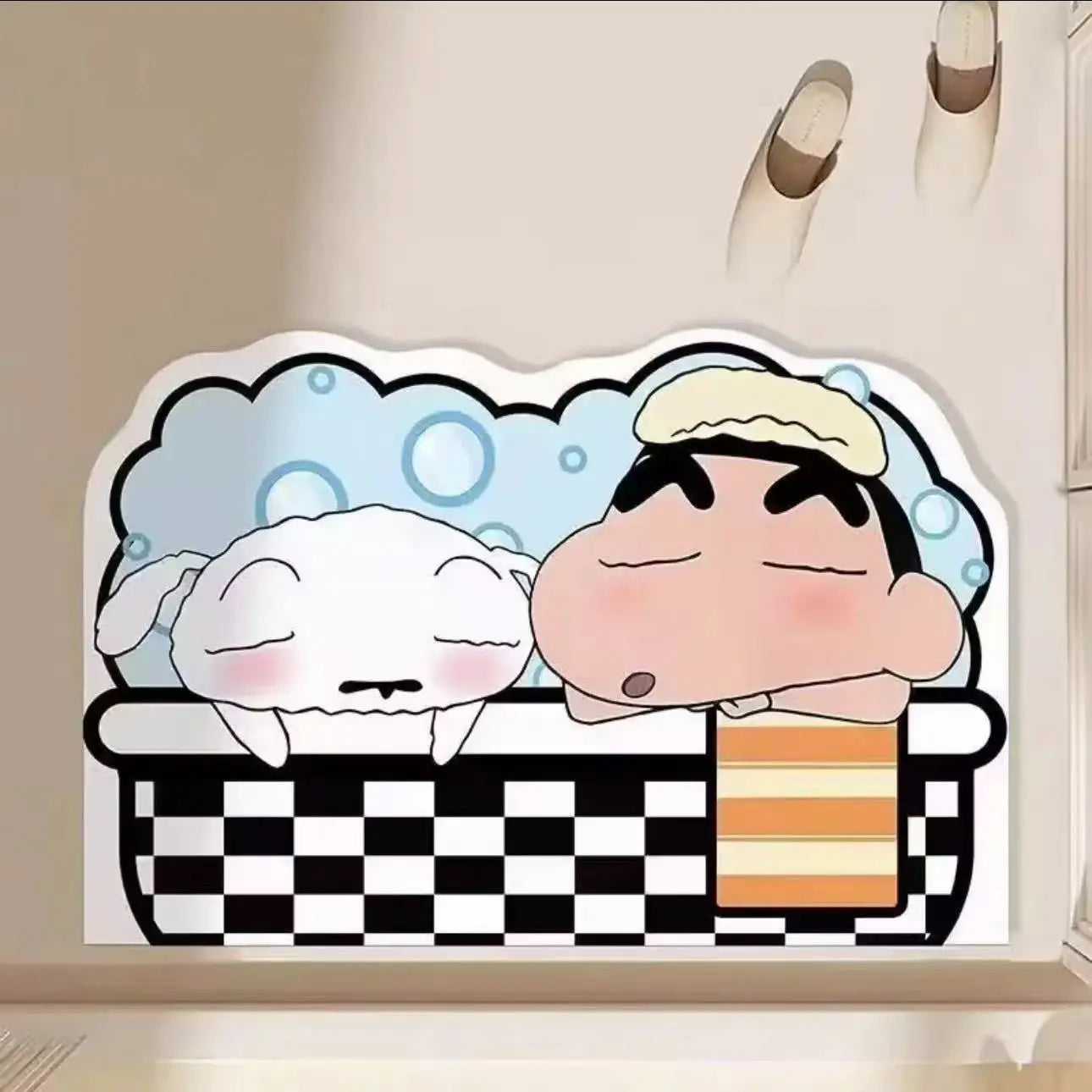 Shower Room Water Uptake Mat Quick Drying Fashionable Home Gifts And Exquisite Cartoon Anime Soft And Comfortable Anime Periphe