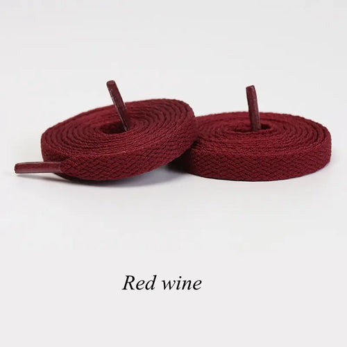 1Pair Flat Shoelaces Classic Quality Rope Laces Solid Casual Sneakers Shoelace Shoe Accessories 100/120/140/160/180CM