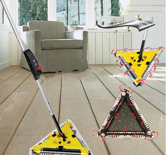 360-Spin Wireless Floor Sweeper