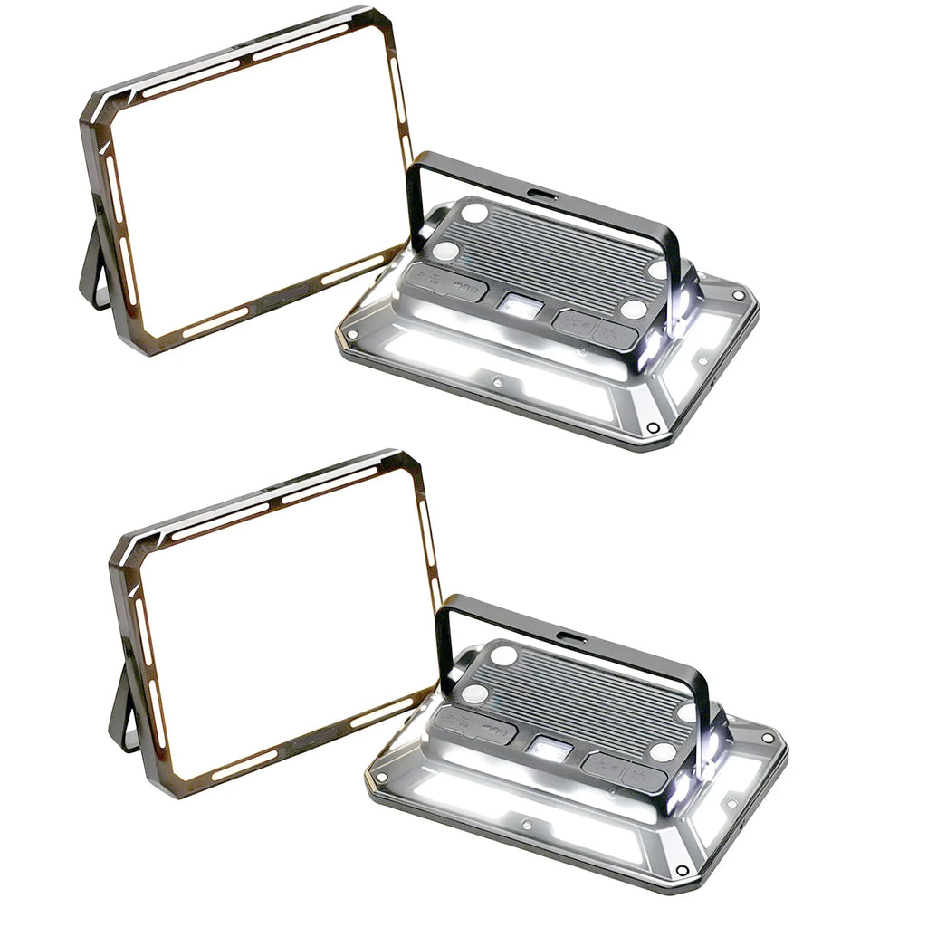 LED Camping Tent Light 30H Long Endurance Strong Magnetic Mountable Bracket 3 Color Modes Red Warning USB C Fast Charge
