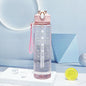 750ml Large Capacity Leak Proof Sports Water Bottle Portable Handle for Outdoor Activities