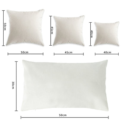 Tropical Green Leaf Cushion Covers Set