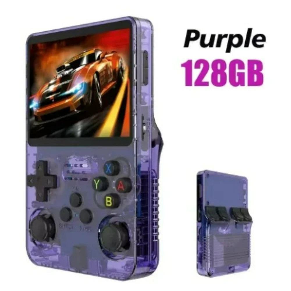 R36S Handheld Game Console 3.5Inch IPS Screen 64G Classic Retro Games Consoles  Portable Pocket Video Game Player