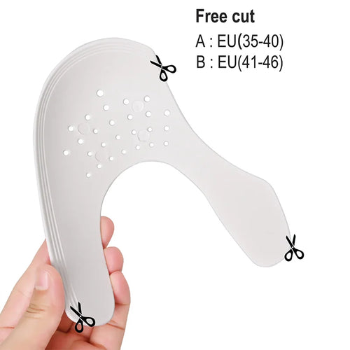 1/4/8/16Pairs Protector Shoe Anti Crease Bending Crack Toe Cap Support Shoe Head Stretcher Lightweight Sneakers Protector