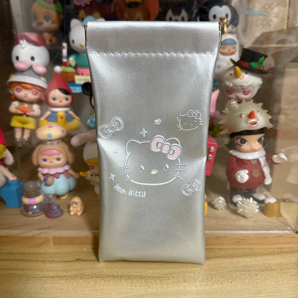 New Hello Kitty Organizer Bag Anime Cartoon Portable Makeup Bag Earphones Zero Wallet Lipstick Travel Storage Bag Accessory Gift