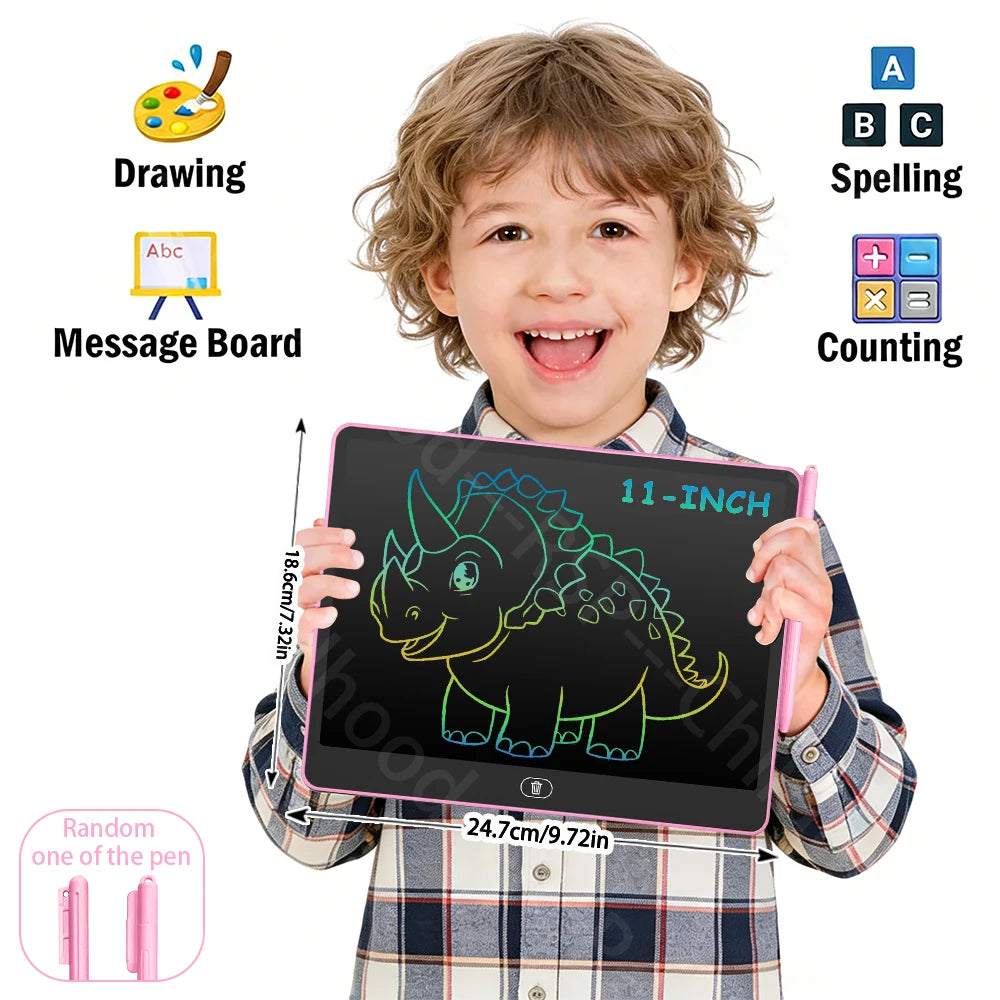 8/11/13/16 Inch LCD Drawing tablet Writing Board Kids Doodle Painting Handwriting Pad Toy for 3 4 5 6 7 8 Years Girls Boys Gifts