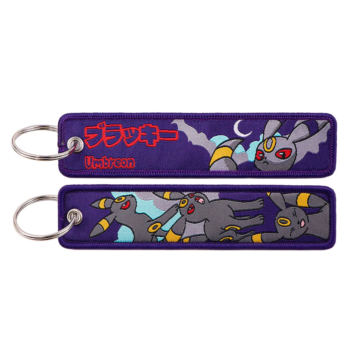 Cute Anime Elf Embroidery Key Fobs Cool Game Key Tags Keychains for Motorcycles Cars Fashion Key Rings Accessories Gifts 1pcs