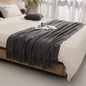 Luxury Fringed Knit Throw