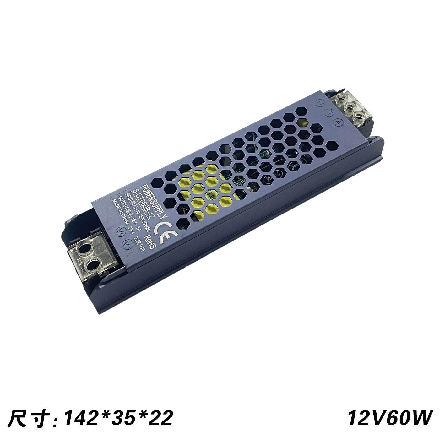 DC 12V 24V Switching Power Supply AC175-250V Mute Lighting Transformers 60W 100W 200W 300W 400W LED Light Driver Power Adapter