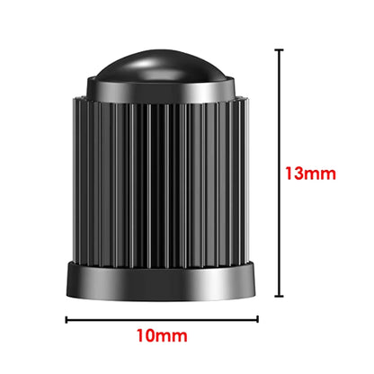 Tire Stem Valve Caps with Rubber Ring Universal Stem Covers rucks Airtight Seal Heavy Duty Cap Decor Covers Dome Shape Dust