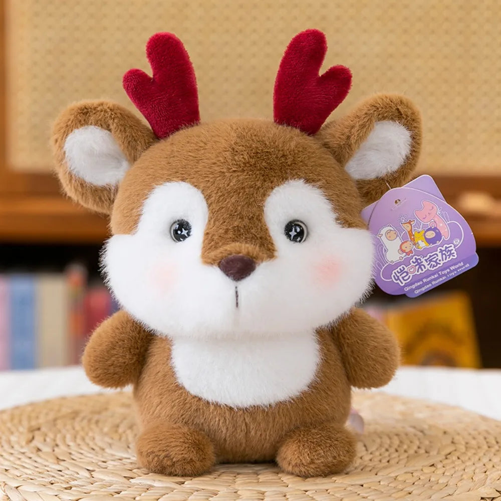Cute 16cm Plush Companion Doll Capybara Elephant Stuffed Animal Pillow Plush Bear Animal Plush Toy Sleeping Gift