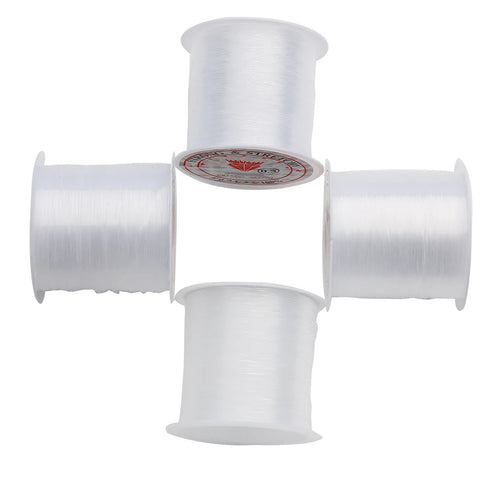 0.2/0.25/0.3/0.35/0.4/0.45/0.5/0.6mm 1 Roll Fish Line Wire Clear Non-stretch Strong Nylon String Beading Cord Thread Jewelry DIY