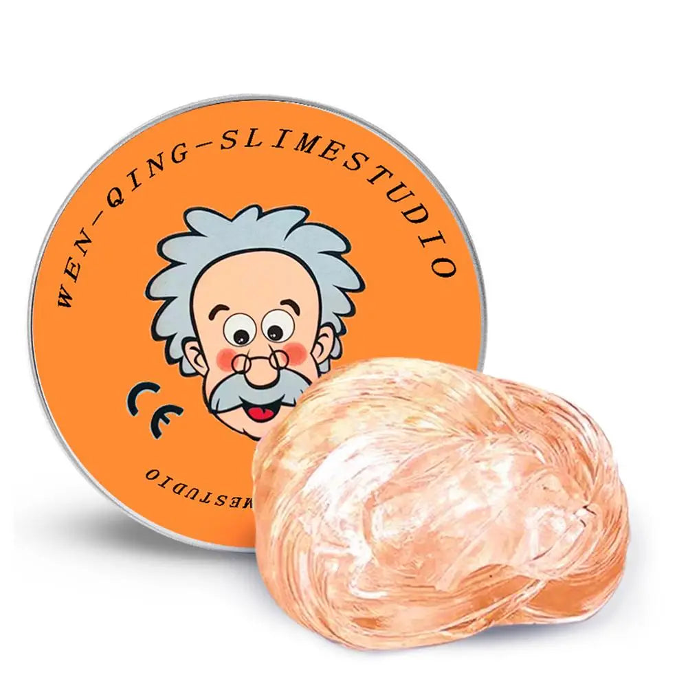 Lab Putty Crystal Clear Glass (1 Pack) Best Thinking Smart Crazy Stress Putty with Tin, Sensory & Bouncing Toy Children Gifts