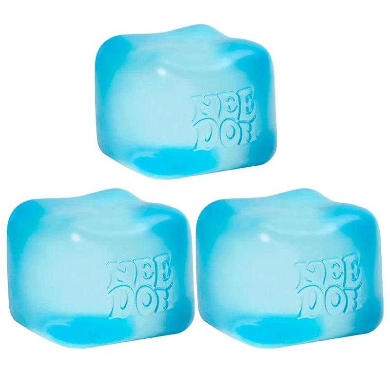 NEW Squishy Cube Fidget Toy –  Stress Relief,  Anxiety &  Focus  Booster, Soft Squeeze, Portable, Kids & Adults Fun, Sensory Toy