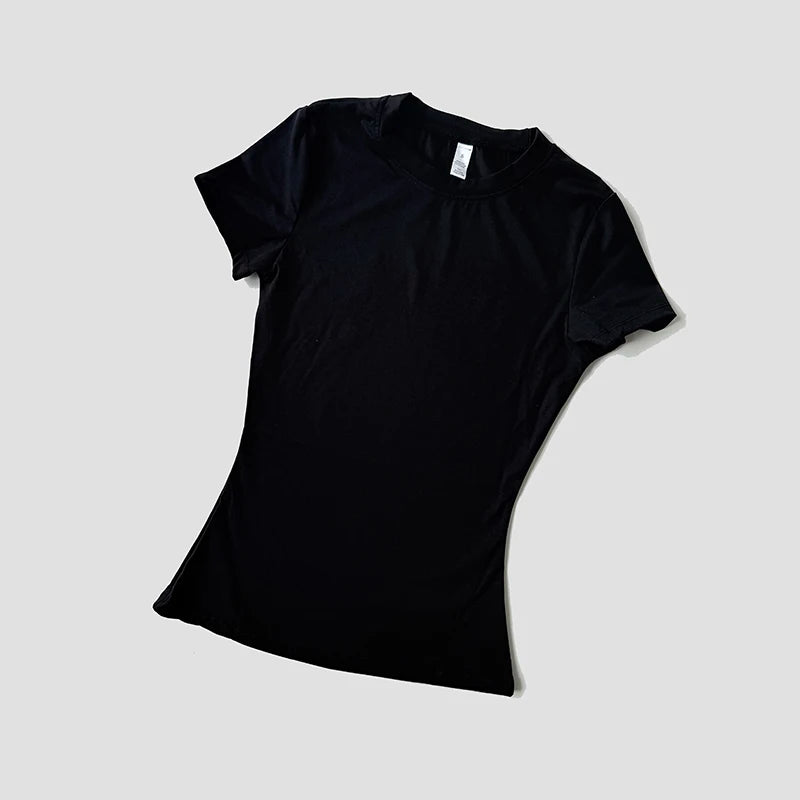 WAREBALL Sports Tops Quick-drying Ladies Tank Top Fitness Running Yoga Short Sleeve Elastic Breathable Yoga T-Shirt For Women