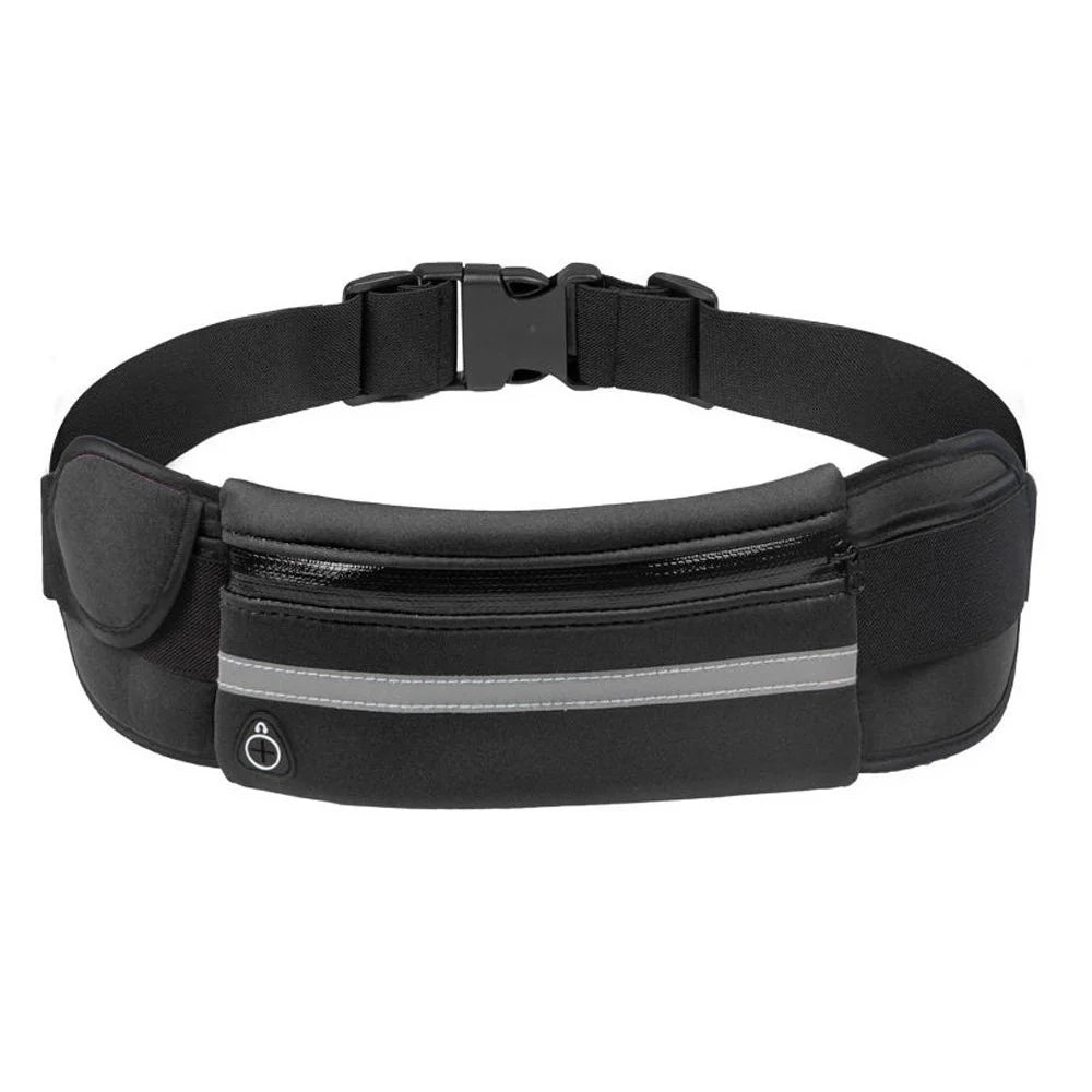 HOMEFISH New Waterproof Sports Waist Bag, Dedicated Close-Fitting Waist Pack for Running and Cycling, Multifunctional Portable