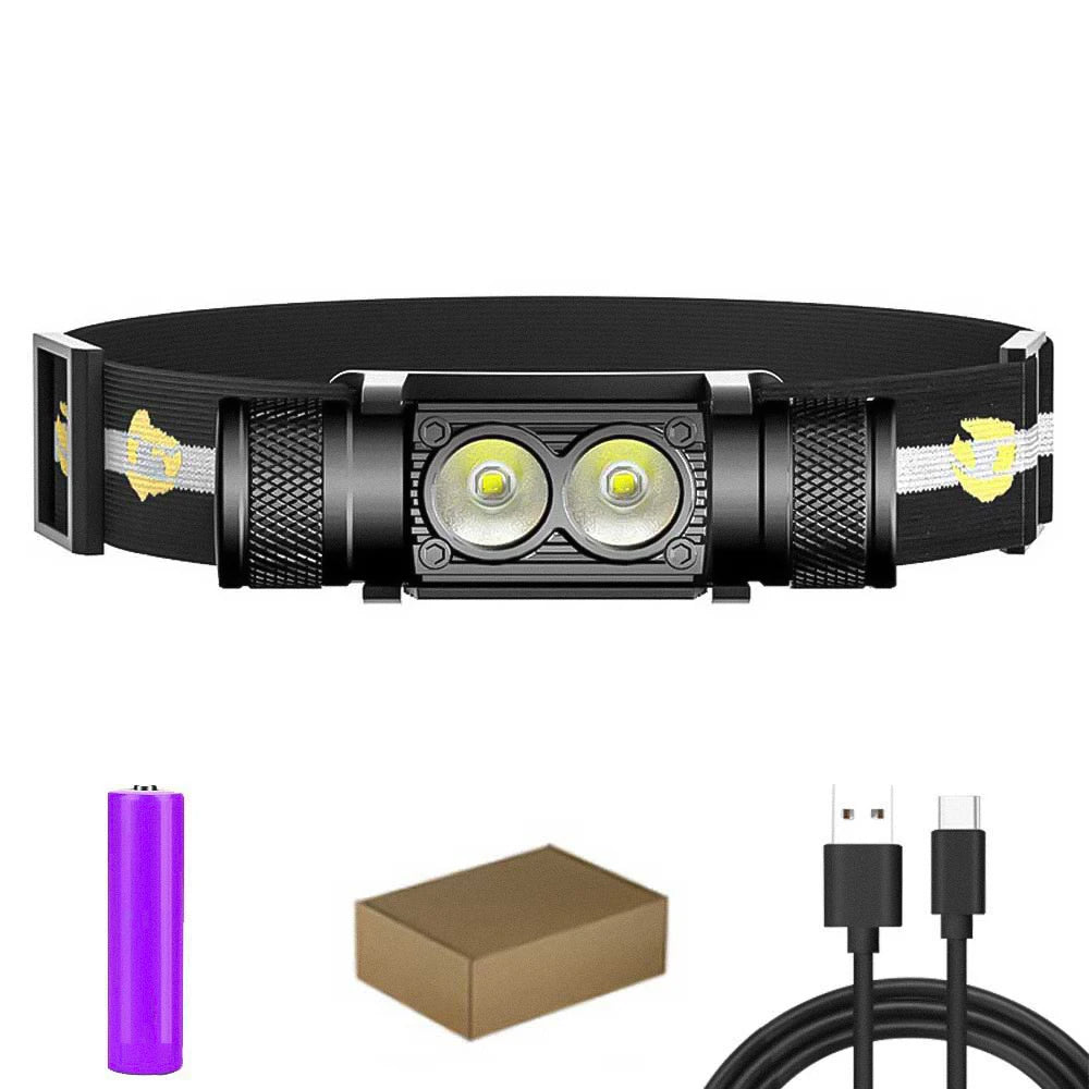 Homefish USB led headlamp Fishing 18650 headlight Torch Hunting head lamp Camping Headlamp Flashlight head light