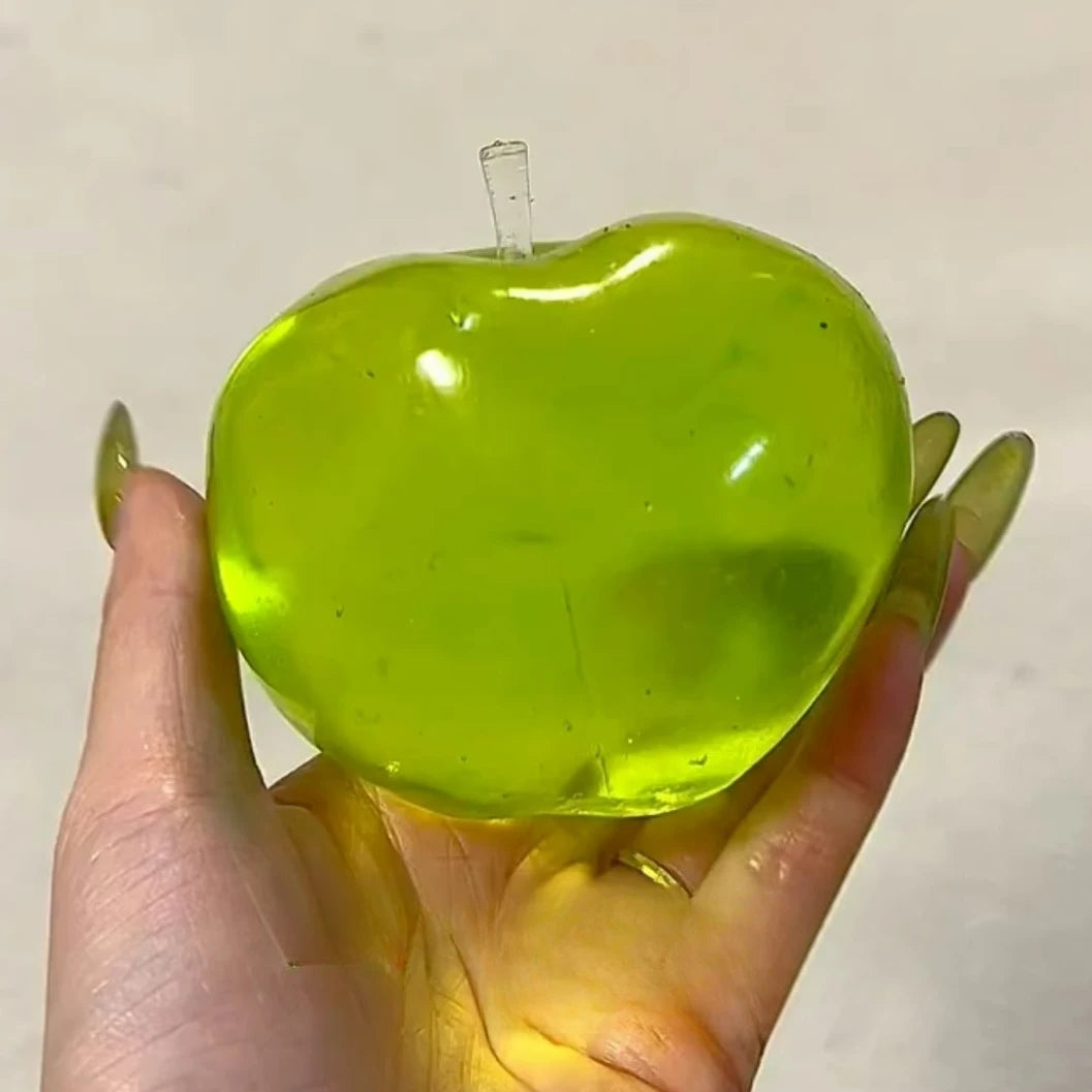 Green Apple Pinch Le Green Tea Wave Soda Pinch Shapeable Slow Rebound Maltose Ball Suction Hand Decompression Toy