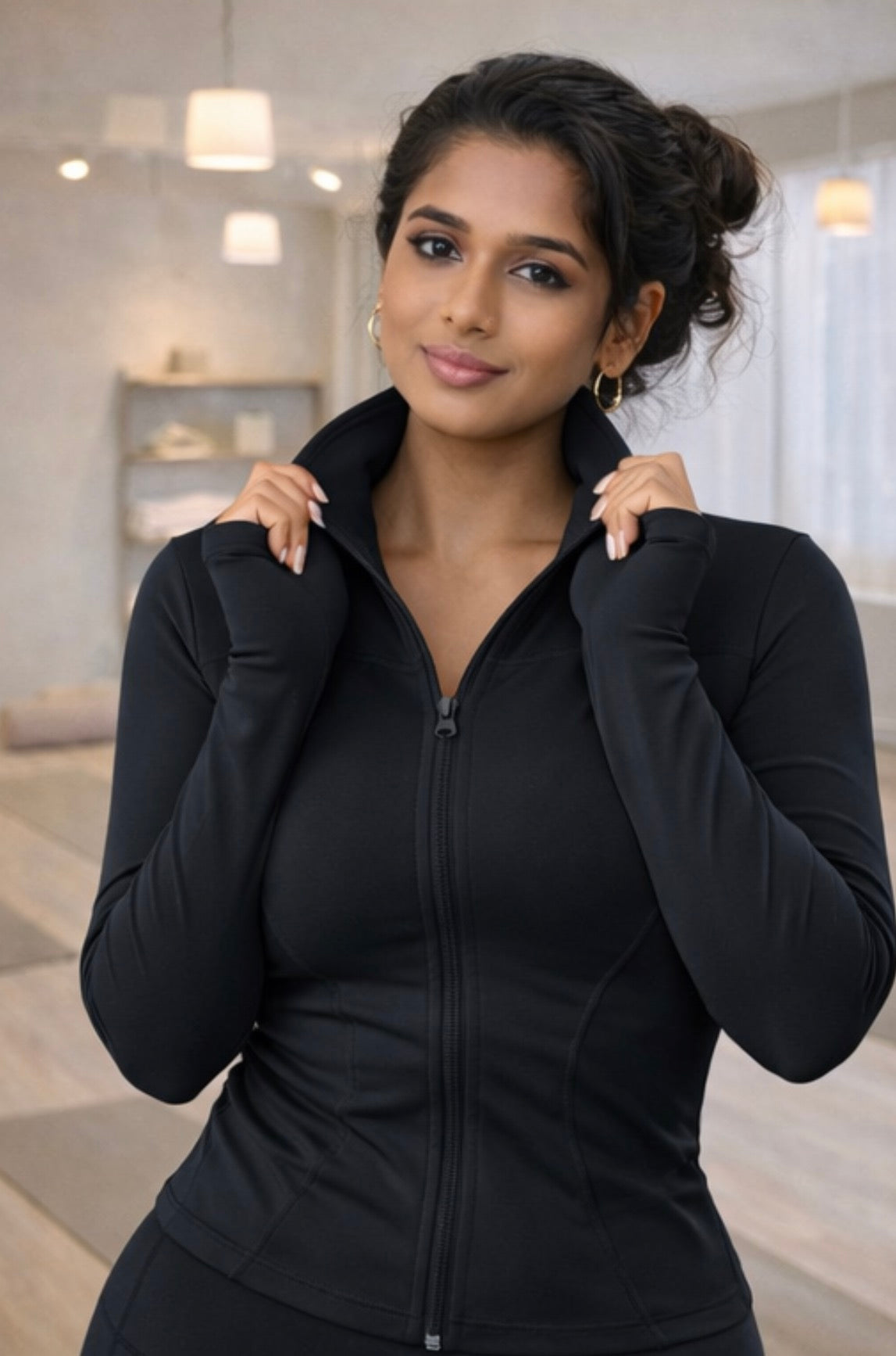 2025 Fall Pilates Quick-Dry Athletic Jacket for Women - Ideal for Gym Workouts & Outdoor Running