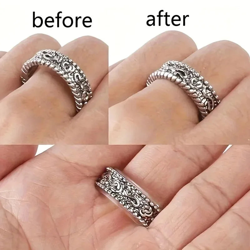 12 Rings/ Set, Adjustable Pad, Ring Size Adjuster, Fixed Loose Ring Size, Ring Reduction Pad, Essential for Wedding Rings