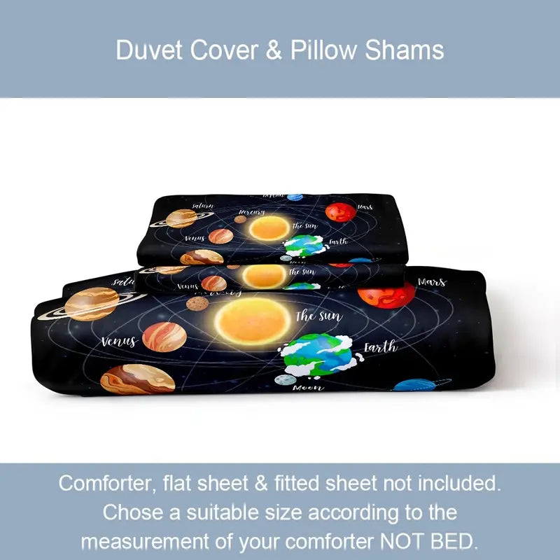 Galactic Dreams 3-Piece Duvet Set