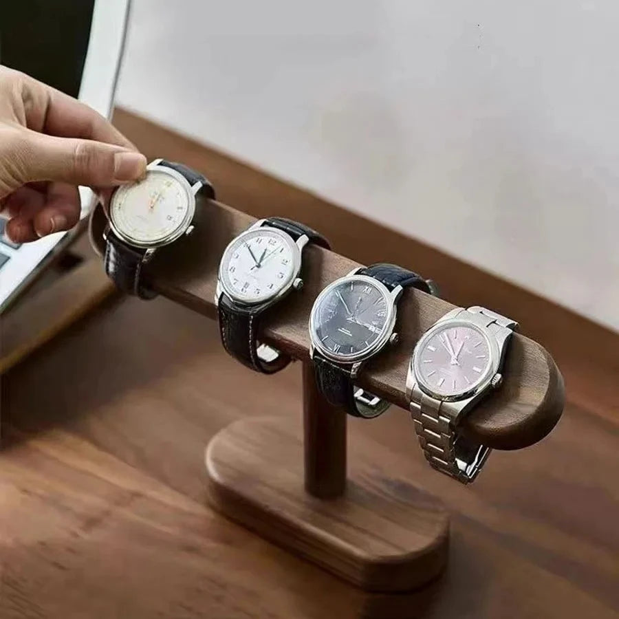 Walnut color Watch Bracket Display Holder Jewelry Bracket Chain Anklets Hanger Stand Racks Organizer For Counter Shows