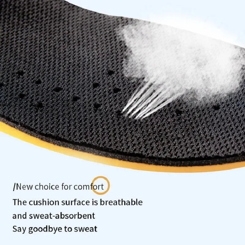 2Pcs/4Pcs New Comfortable Shock-absorbing Insole 1.5-3.5cm Height-increasing Insole Men Women Breathable Sports Insoles