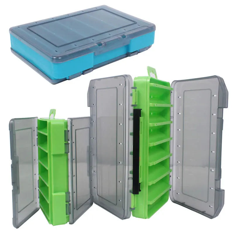 Luya Accessories Box U Size Wooden Shrimp Box Bait Box Storage Box VIB Minobo Climb Transparent
