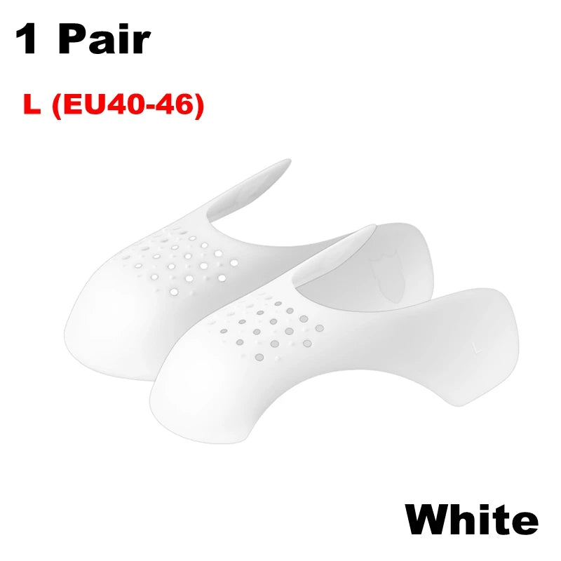 1/4/8/16Pairs Protector Shoe Anti Crease Bending Crack Toe Cap Support Shoe Head Stretcher Lightweight Sneakers Protector