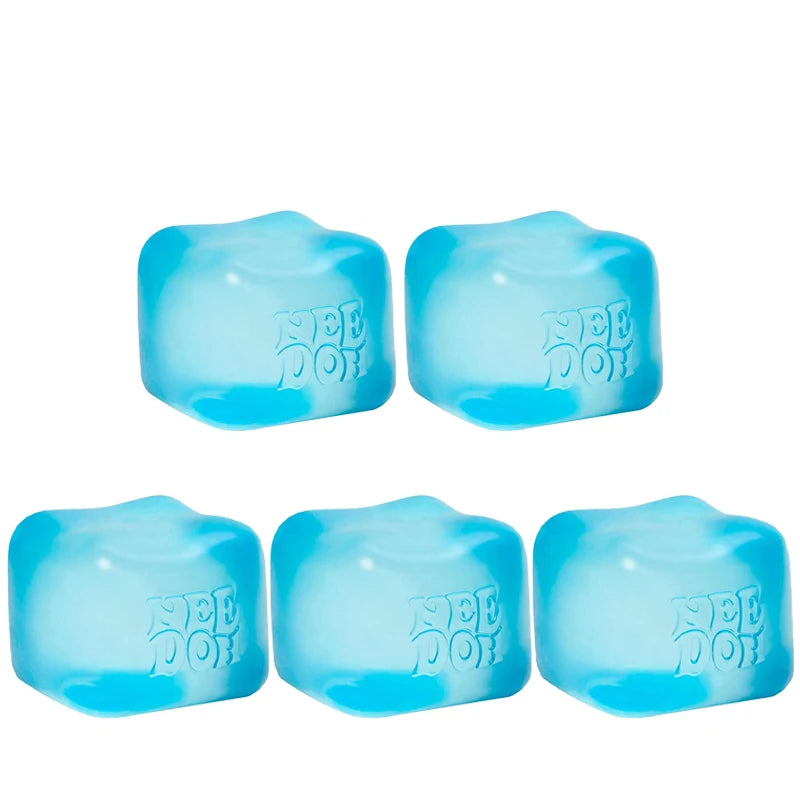 NEW Squishy Cube Fidget Toy –  Stress Relief,  Anxiety &  Focus  Booster, Soft Squeeze, Portable, Kids & Adults Fun, Sensory Toy