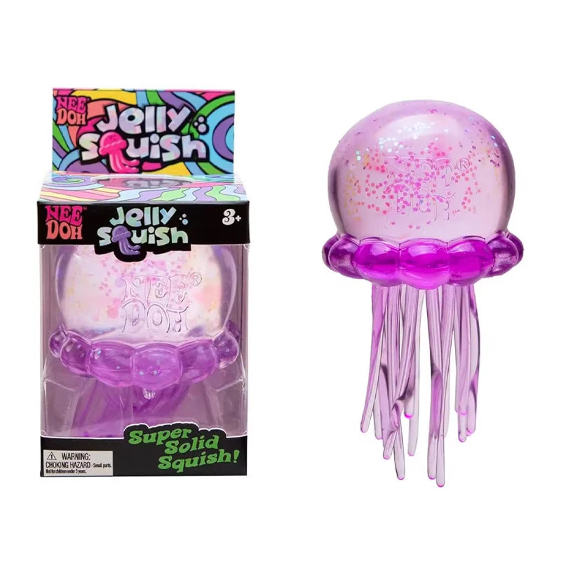 Needoh Jellyfish Beach Water Play Outdoor Squeeze Toy blind box Simulated Jellyfish Stress Balls Relief Fidget Toy gift 2026 New