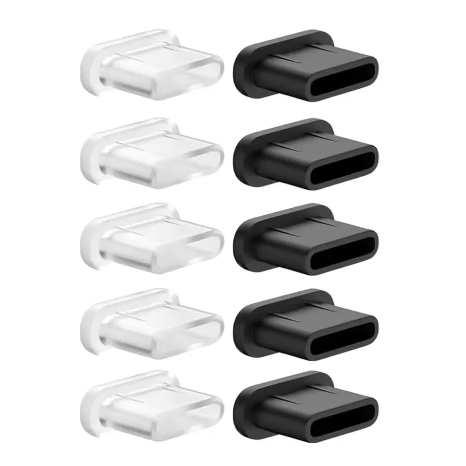 Silicone Dust Plugs Type C Charging Port Protector Stopper Cap for Iphone 15 Plus Pro Max Xiaomi Samsung Anti-Dust Plug Covers