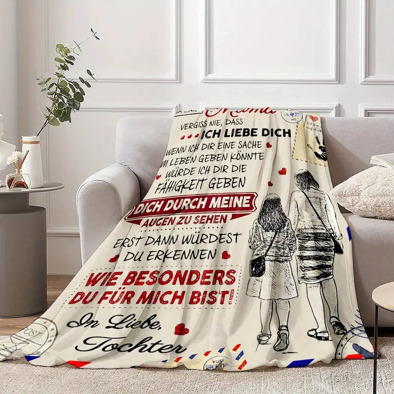 All-Season Cozy Flannel Blanket (1pc)