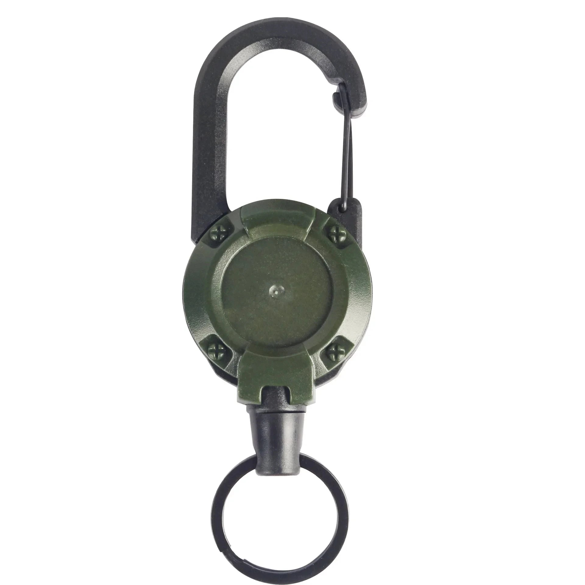 1-20PCS Outdoor Retractable Key Chain Mountaineering Buckle Key Chain Anti-loss Anti-theft High Rebound Metal Easy To Pull
