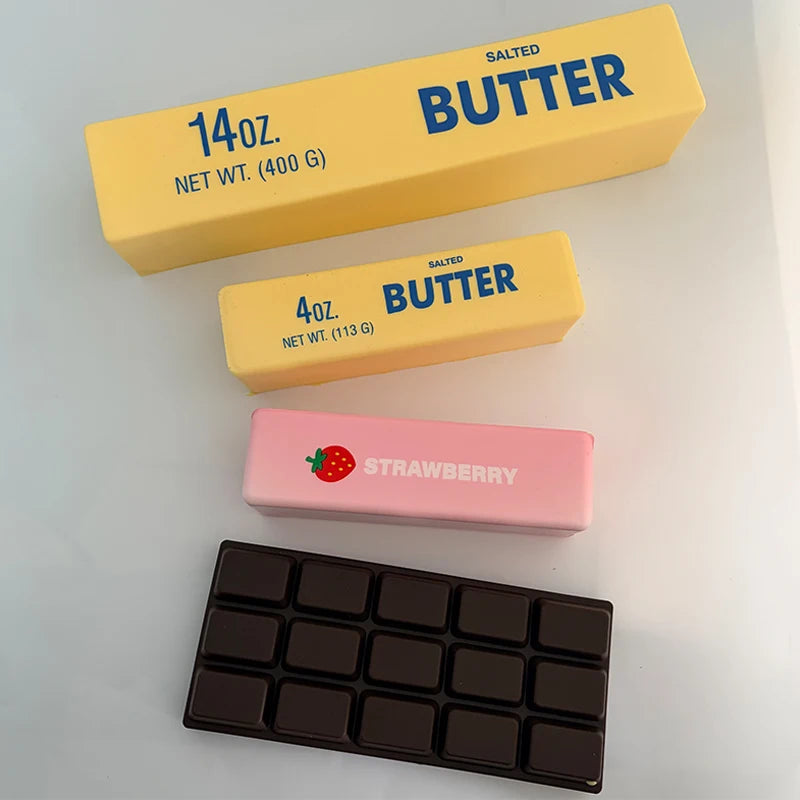 Soft Slow Rebound Butter Stick Squeeze Stress Relief Squishy Fidget Toy Funny Decompression Stress Anti-Anxiety Gifts
