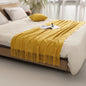 Luxury Fringed Knit Throw