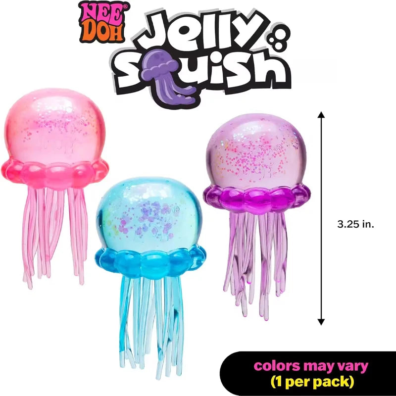 Needoh Jellyfish Beach Water Play Outdoor Squeeze Toy blind box Simulated Jellyfish Stress Balls Relief Fidget Toy gift 2026 New