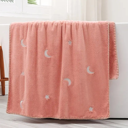 Star Moon Embroidered Luxury Bath Towels (2-Pack)