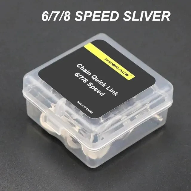 RIDERACE Bicycle Chain Link Connector Joints Magic Buttons 10 11 12 Speed 5 Pairs Road Cycling Mountain Bike Quick Master Links